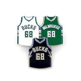 Aminco Trio Jerseys Milwaukee Bucks Pin