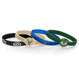 Aminco Milwaukee Bucks 4-Pack Silicone Bracelet Set