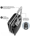 Mojo Global Milwaukee Bucks Carry-On Suitcase & Backpack Set-details 