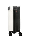 Mojo Global White Milwaukee Bucks Carry-On Suitcase-side