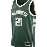 Nike 2022 Icon Edition Ousmane Dieng Milwaukee Bucks Swingman Jersey-front