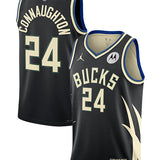 Jordan 2022 Statement Edition Pat Connaughton Milwaukee Bucks Swingman Jersey-COLLAGE