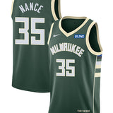 Nike 2022 Icon Edition Pete Nance Milwaukee Bucks Swingman Jersey