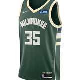 Nike 2022 Icon Edition Pete Nance Milwaukee Bucks Swingman Jersey
