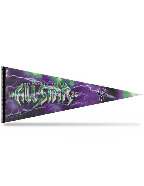 Rico All Star Weekend 2026 Milwaukee Bucks Pennant