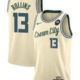 Nike 2025-26 City Edition Ryan Rollins Milwaukee Bucks Swingman Jersey-COLLAGE