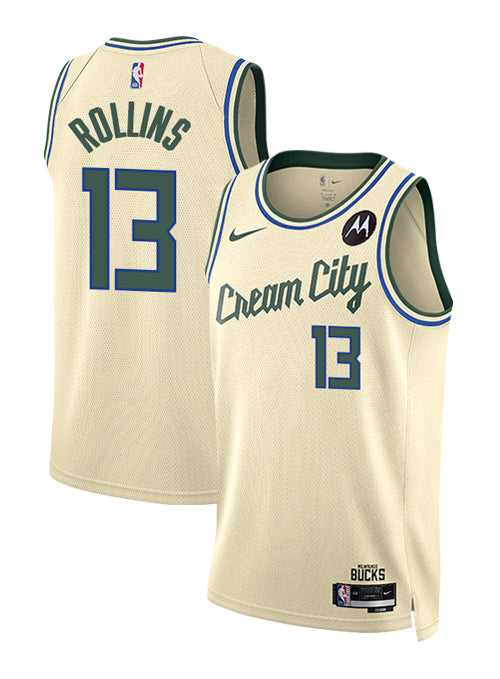 Nike 2025-26 City Edition Ryan Rollins Milwaukee Bucks Swingman Jersey-COLLAGE
