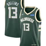 Nike 2022 Icon Edition Ryan Rollins Milwaukee Bucks Swingman Jersey