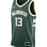 Nike 2022 Icon Edition Ryan Rollins Milwaukee Bucks Swingman Jersey-front