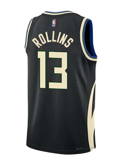 Nike 2022 Icon Edition Gary Trent Jr Milwaukee Bucks Swingman Jersey-back