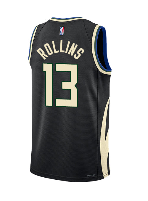 Nike 2022 Icon Edition Gary Trent Jr Milwaukee Bucks Swingman Jersey-back