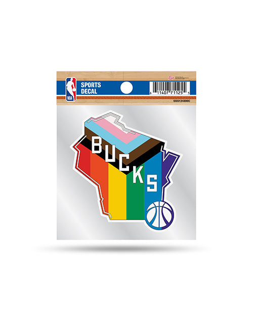 Rico Progressive State  Milwaukee Bucks Decal