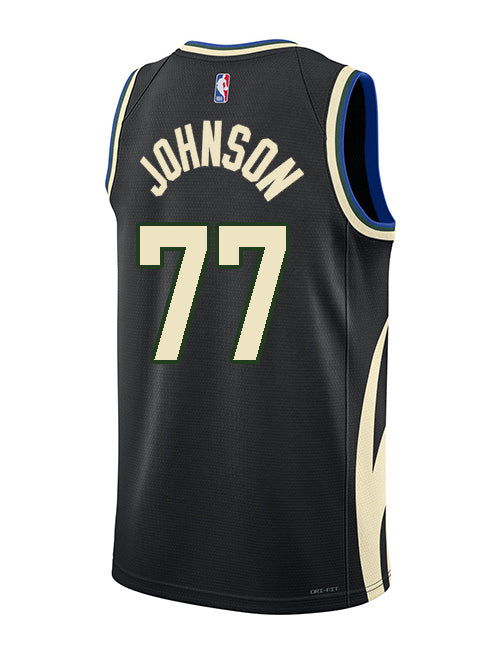 Jordan 2022 Statement Edition AJ Johnson Milwaukee Bucks Swingman Jersey-back