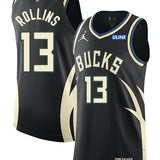 Jordan 2022 Statement Edition Ryan Rollins Milwaukee Bucks Authentic Jersey-collage