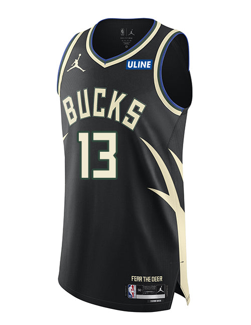 Jordan 2022 Statement Edition Ryan Rollins Milwaukee Bucks Authentic Jersey-front
