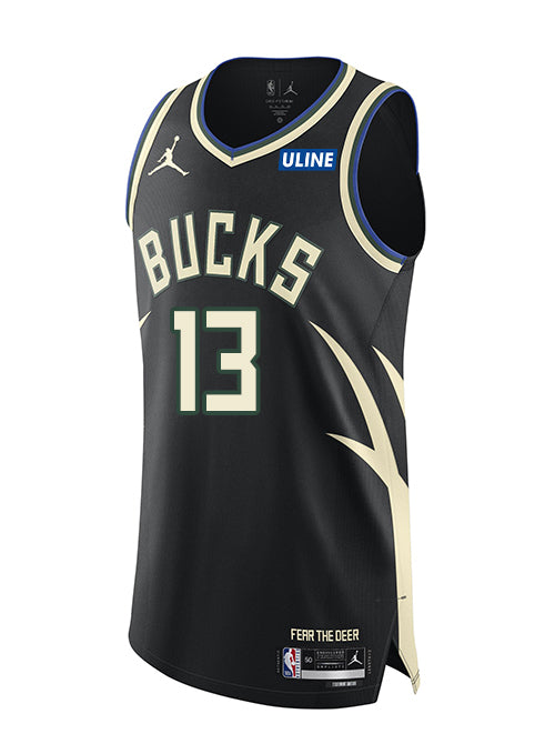 Jordan 2022 Statement Edition Ryan Rollins Milwaukee Bucks Authentic Jersey-front