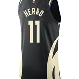 Jordan 2022 Statement Edition Tyler Herro Milwaukee Bucks Authentic Jersey-back