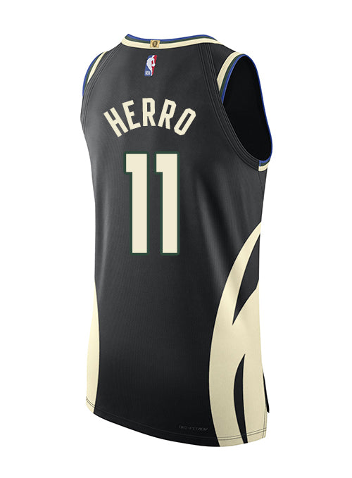 Jordan 2022 Statement Edition Tyler Herro Milwaukee Bucks Authentic Jersey-back