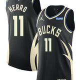 Jordan 2022 Statement Edition Tyler Herro Milwaukee Bucks Authentic Jersey-collage