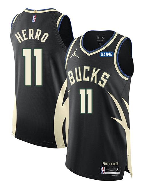 Jordan 2022 Statement Edition Tyler Herro Milwaukee Bucks Authentic Jersey-collage