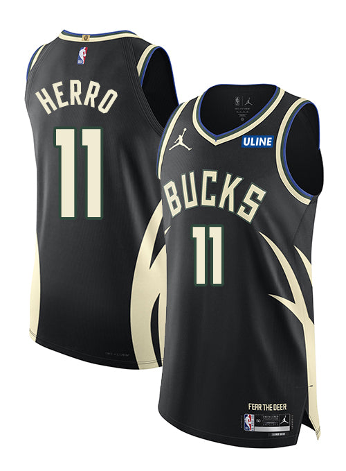 Jordan 2022 Statement Edition Tyler Herro Milwaukee Bucks Authentic Jersey-collage