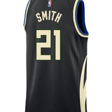 Jordan 2022 Statement Edition Tyler Smith Milwaukee Bucks Swingman Jersey-back