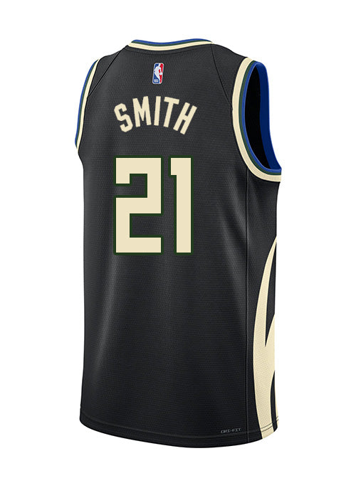 Jordan 2022 Statement Edition Tyler Smith Milwaukee Bucks Swingman Jersey-back