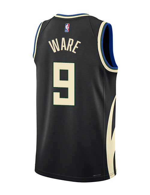 Jordan 2022 Statement Edition Kel'el Ware Milwaukee Bucks Swingman Jersey