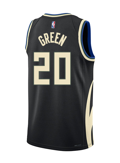 Jordan 2022 Statement Edition AJ Green Milwaukee Bucks Swingman Jersey-BACK