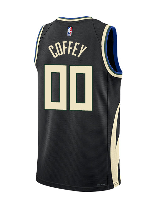 Jordan 2022 Statement Edition Amir Coffey Milwaukee Bucks Swingman Jersey-back