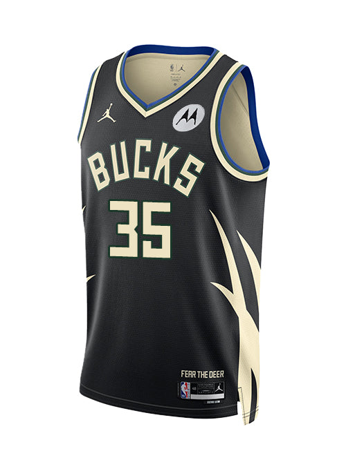 Jordan 2022 Statement Edition Pete Nance Milwaukee Bucks Swingman Jersey-front