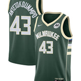 Nike 2022 Icon Edition Thanasis Antetokounmpo Milwaukee Bucks Swingman Jersey-COLLAGE