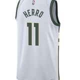 Nike 2022 Association Edition Tyler Herro Milwaukee Bucks Swingman Jersey-BACK