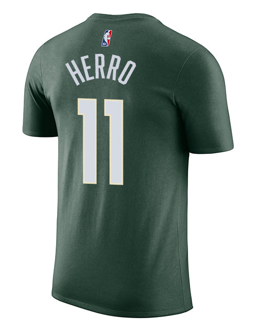 Nike 2022 Icon Edition Tyler Herro Milwaukee Bucks T-Shirt-BACK