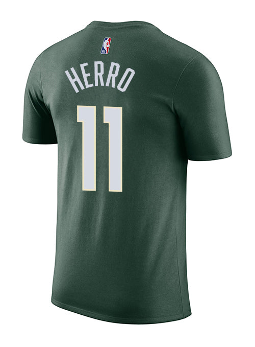 Nike 2022 Icon Edition Tyler Herro Milwaukee Bucks T-Shirt-BACK