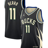 Jordan 2022 Statement Edition Tyler Herro Milwaukee Bucks Swingman Jersey-COLLAGE