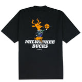 Bucks In Six x Trophy Hunting Milwaukee Bucks T-Shirt-back