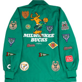 Bucks In Six x Trophy Hunting Milwaukee Bucks Coaches jacket-back