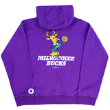 Bucks In Six x Trophy Hunting Milwaukee Bucks Hooded Sweatshirt- back