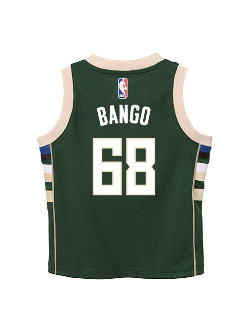 Toddler Nike 2022 Icon Edition Bango Milwaukee Bucks Swingman Jersey