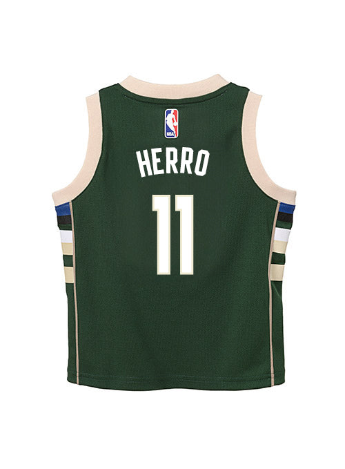 Toddler Nike 2022 Icon Edition Tyler Herro Milwaukee Bucks Swingman Jersey