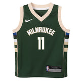 Toddler Nike 2022 Icon Edition Tyler Herro Milwaukee Bucks Swingman Jersey-front