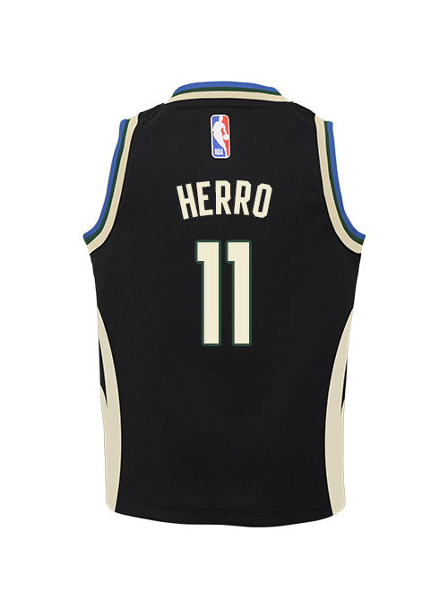 Toddler Jordan 2022 Statement Edition Tyler Herro Milwaukee Bucks Swingman Jersey-back