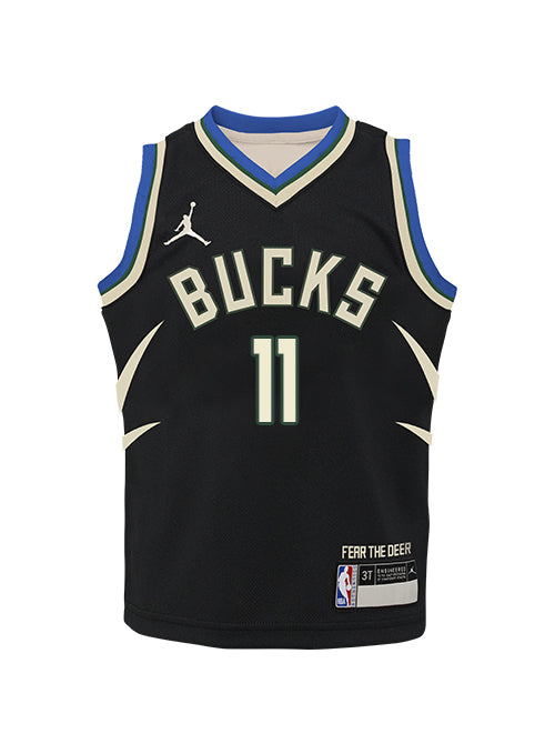 Toddler Jordan 2022 Statement Edition Tyler Herro Milwaukee Bucks Swingman Jersey-front