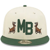 Bucks In Six x New Era 9Fifty Initial Milwaukee Bucks Snapback Hat-front