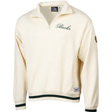 Bucks In Six Leather Ball Milwaukee Bucks 1/2 Zip Sweatshirt-front