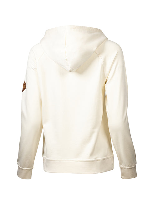 Women's Bucks In Six Leather Ball Milwaukee Bucks Hooded Sweatshirt-back