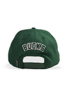Pro Standard Classic Wool Green Milwaukee Bucks Snapback Hat-back