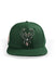 Pro Standard Classic Wool Green Milwaukee Bucks Snapback Hat-front 