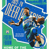 Phenom Gallery 2023-24 City Edition Milwaukee Bucks Siebdruck